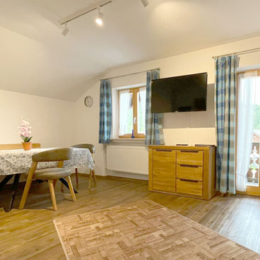 Berbglick vom Balkon der Ferienwohnung Anna